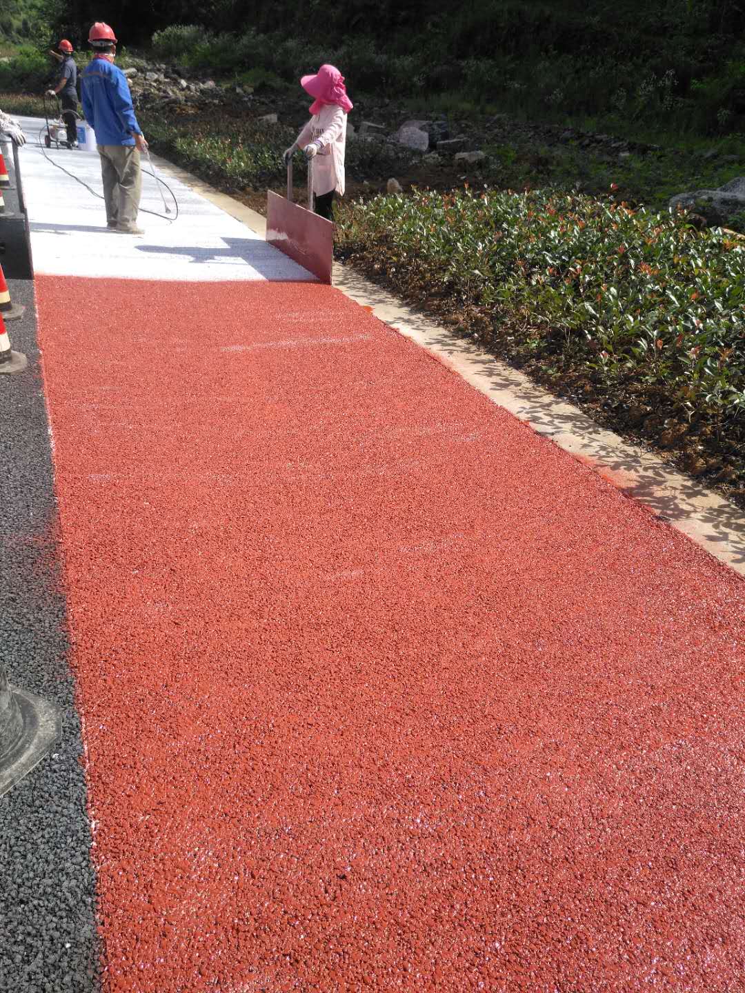 福建路面改色喷涂施工